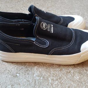ADIDAS NIZZA RF SLIP MENS SHOES Black/White